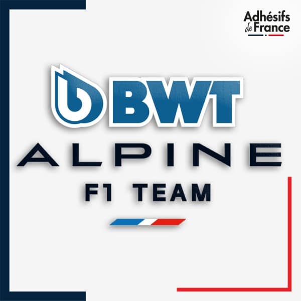 Sticker Formule 1 - Logo écurie F1 - BWT Alpine