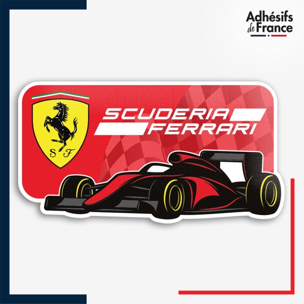 Sticker Formule 1 - Ecurie F1 - Scuderia Ferrari