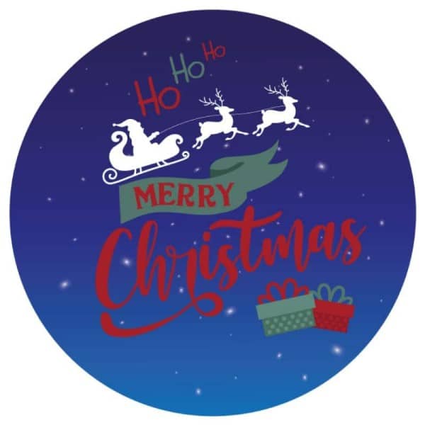 Stickers Père Noël Merry Christmas