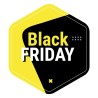 Sticker Black Friday Noir et jaune