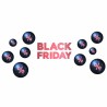 Sticker Black Friday bulles %
