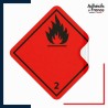 étiquette ADR Classe 2.1 gaz inflammables