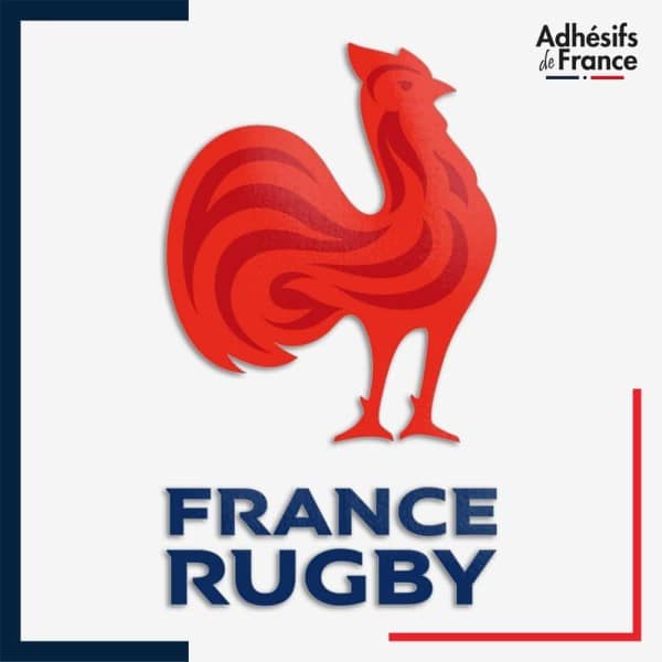 Sticker logo équipe du XV de France - France Rugby - Les Bleus