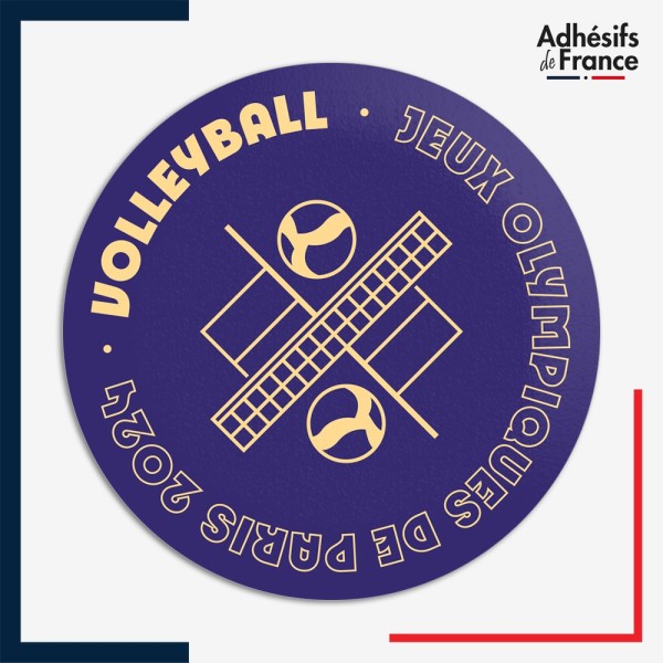 Sticker JO Paris 2024 Pictogramme Volleyball