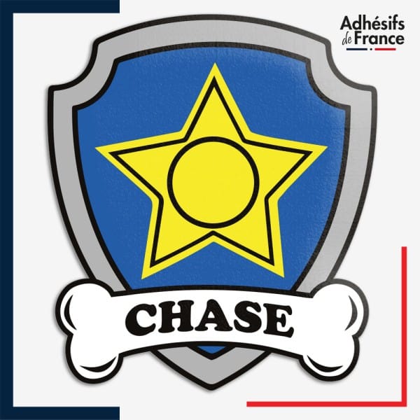 Sticker La Pat' Patrouille - Blason de Chase