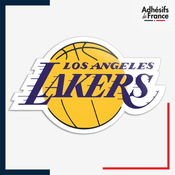 Sticker logo basketball - Los Angeles Lakers